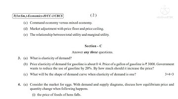 2nd Sem Economics Honours Question Paper-2020/Introductory Microeconomics(CC-1)/Calcutta University.