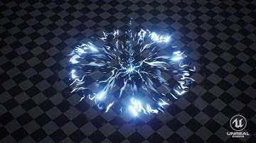 Trident AoE VFX UE5 Niagara #ue5 #unrealengine5 #vfx #fantasy #realtime