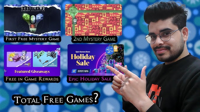 Epic Games 17 FREE Mystery Games + Epic Winter Holiday Sale CRAZY DEALS 