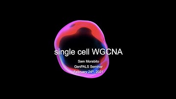 UCI GenPALS 2/24/22 hdWGCNA (scWGCNA)
