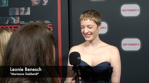 Leonie Benesch Talks About Playing A Translator During September 5 Premiere