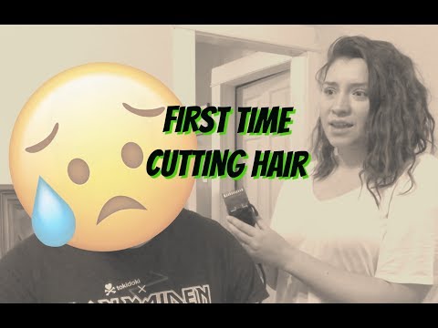 First Time Cutting Hair | VLOG