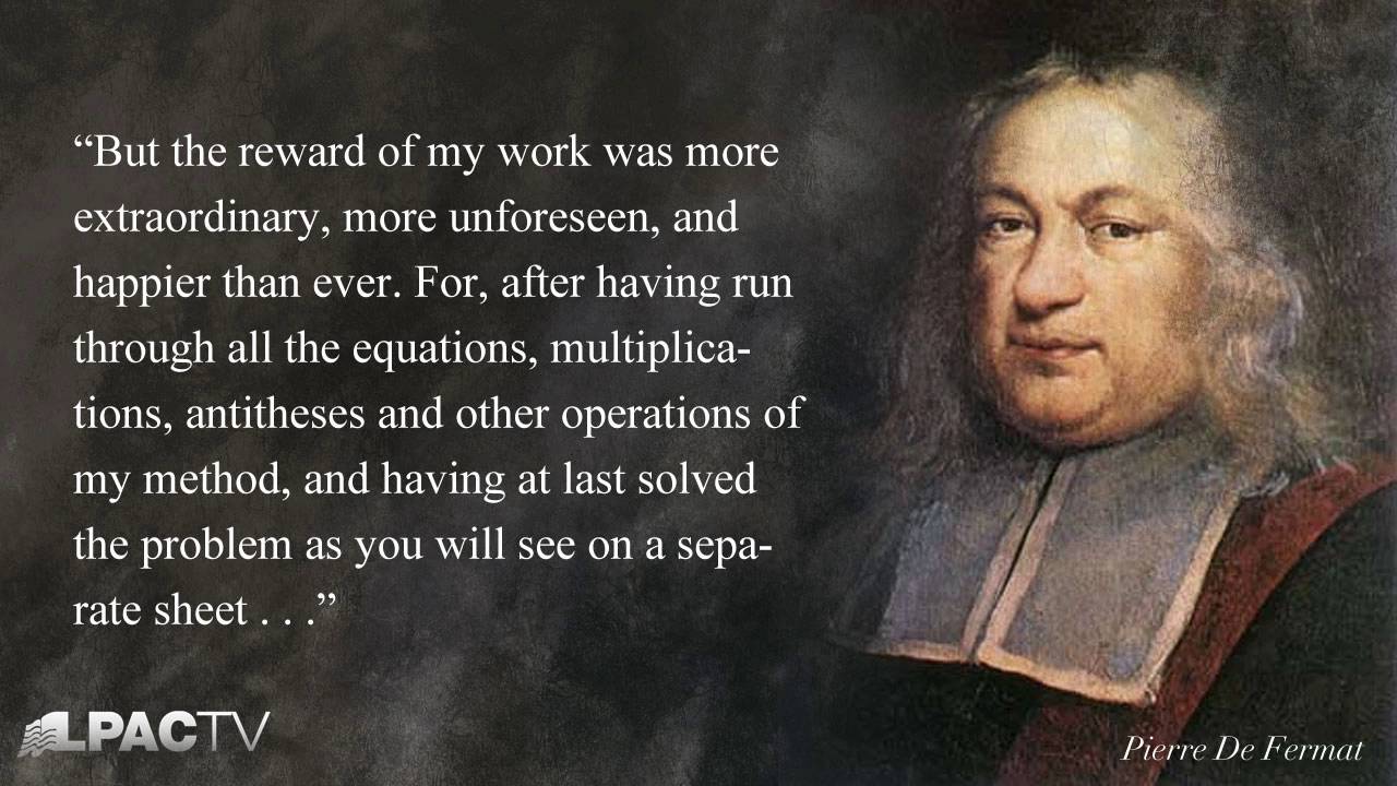 Pierre de Fermat Dynamics and LeastTime YouTube