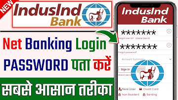 Indusind Login Password Recovery EASY Made in 2025 || Indusind bank net banking login password reset