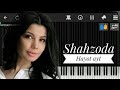 Shahzoda-Hayot ayt Piano cover Lyric Karaoke