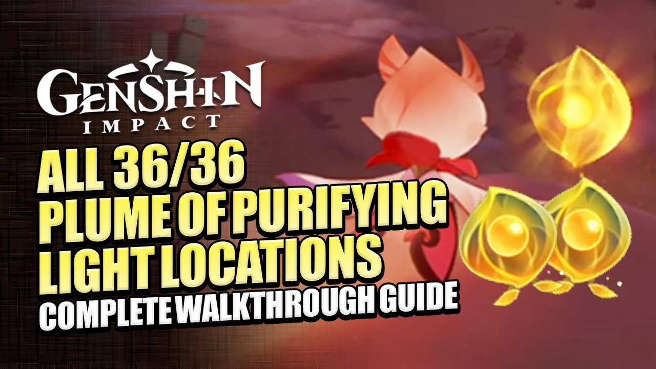All 36/36 Plume Of Purifying Light Locations Complete Guide | Amrita ...