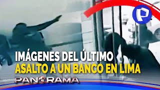 ¡Exclusivo! Imágenes desclasificadas del último gran robo a banco: 40 segundos de terror en video