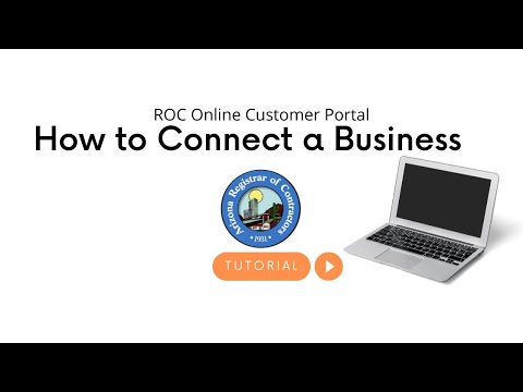 How to Connect a Business to Your Account | ROC Online Customer Portal | AZ ROC