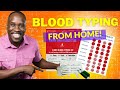 Blood Typing at Home with Eldon Kit