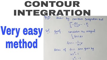Contour Integration by method of Cauchy residue Theorem part - 1 #mathslogy#