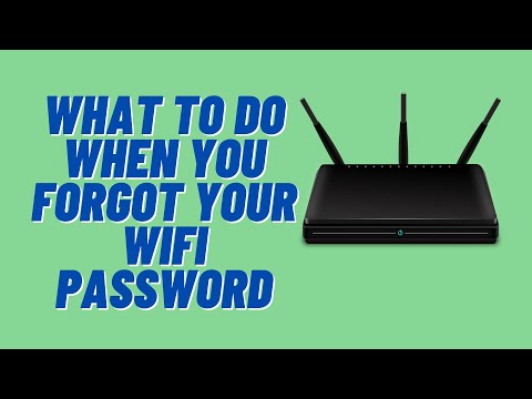 What to Do When You Forgot Your WiFi Password