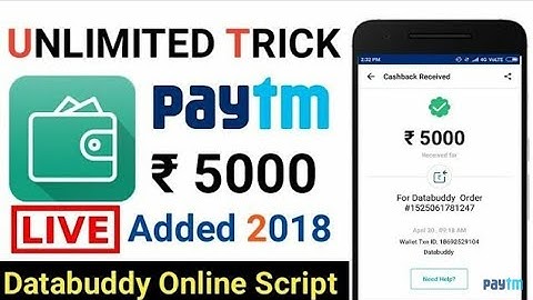 No Root Databuddy Hacked 3 Files.|| DATABUDDY Unlimited trick 2019 || DATABUDDY Working TRICK ₹500