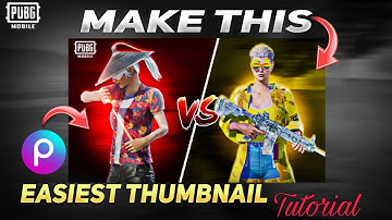 How To Make Pubg Thumbnail🔥| Pubg 1v1 Thumbnail 💥😱
