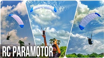 RC Paramotor 1.2m - Parachute | Prince Panchal Maker
