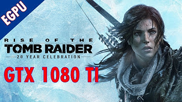 Rise of the Tomb Raider Alienware Alpha R1 eGPU Gtx 1080ti