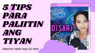 5 TIPS PAANO PALIITIN ANG TIYAN with DJ Sarj