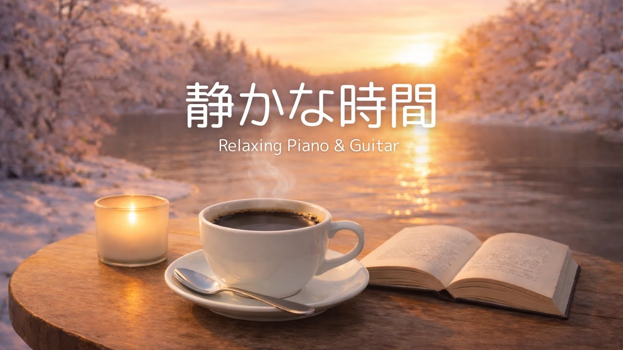 【冬カフェBGM】静かな時間｜心を整えるピアノ＆ギター｜ひとり時間・リラックス