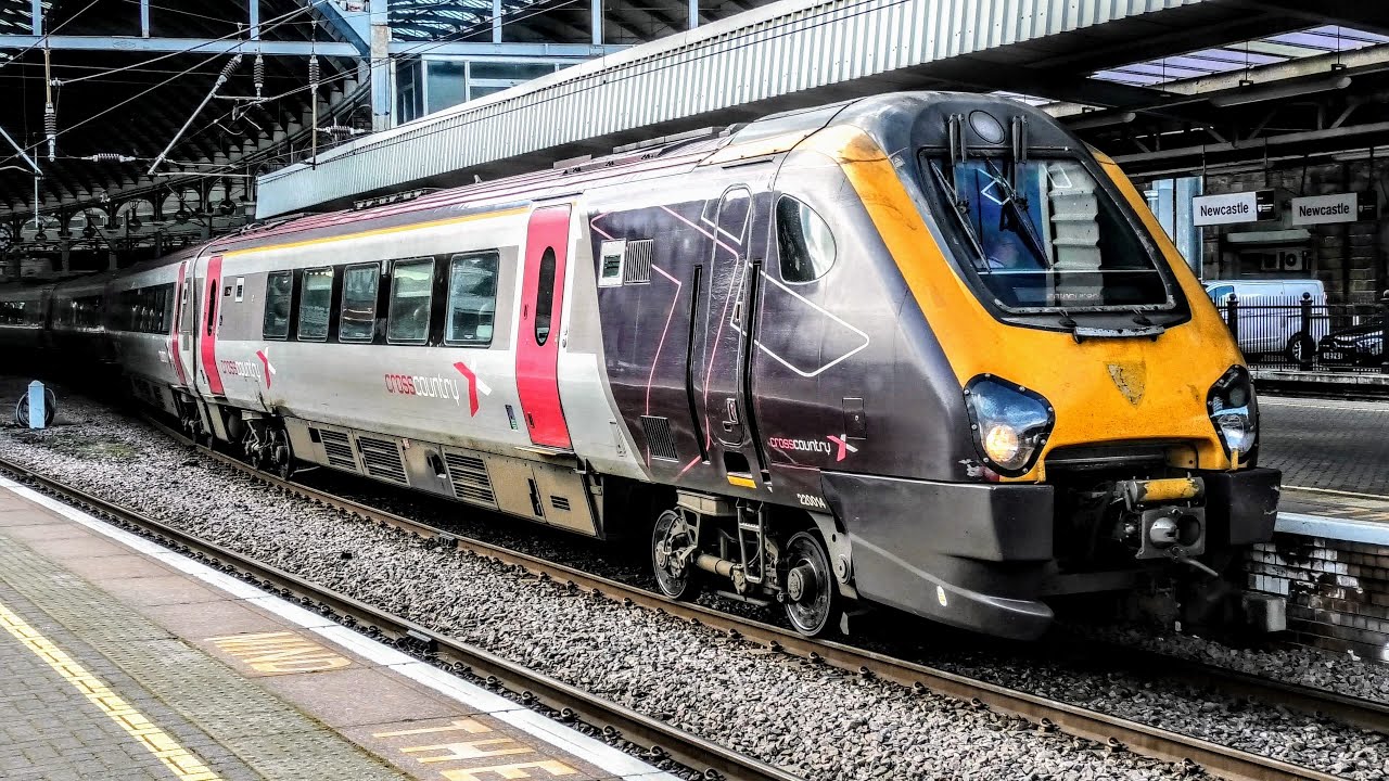 Trains at Newcastle Central - 28/02/2025