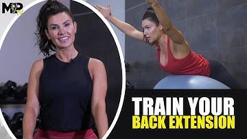 How To Do A Back Extension On A Swiss Ball (Exercise Demo)