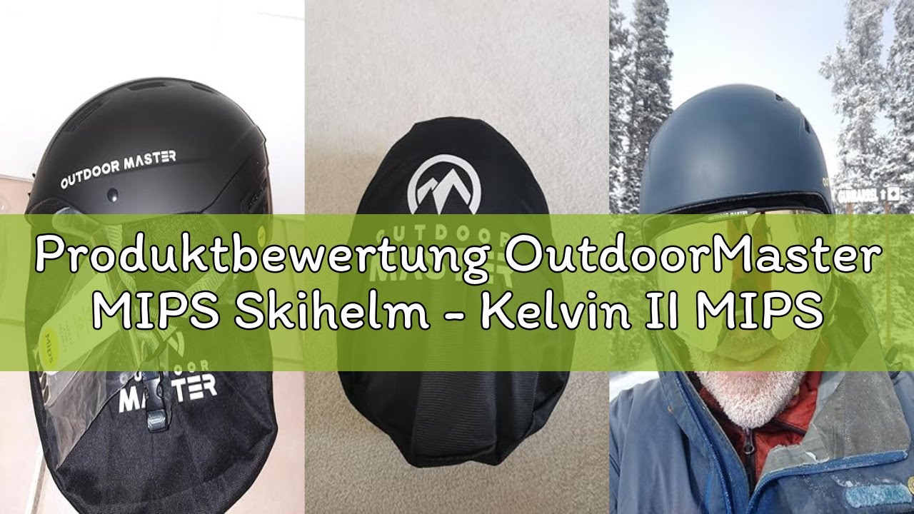 Produktbewertung OutdoorMaster MIPS Skihelm - Kelvin II MIPS Snow Sport Helm Snowboard Helm für Männ