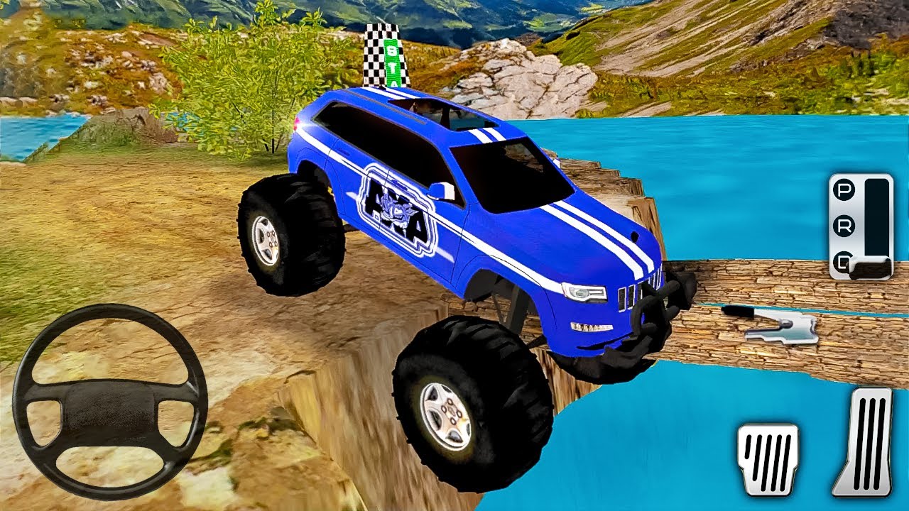 Monster Truck Offroad Driving - Offroad Drive Through Mountains - Android Gameplay