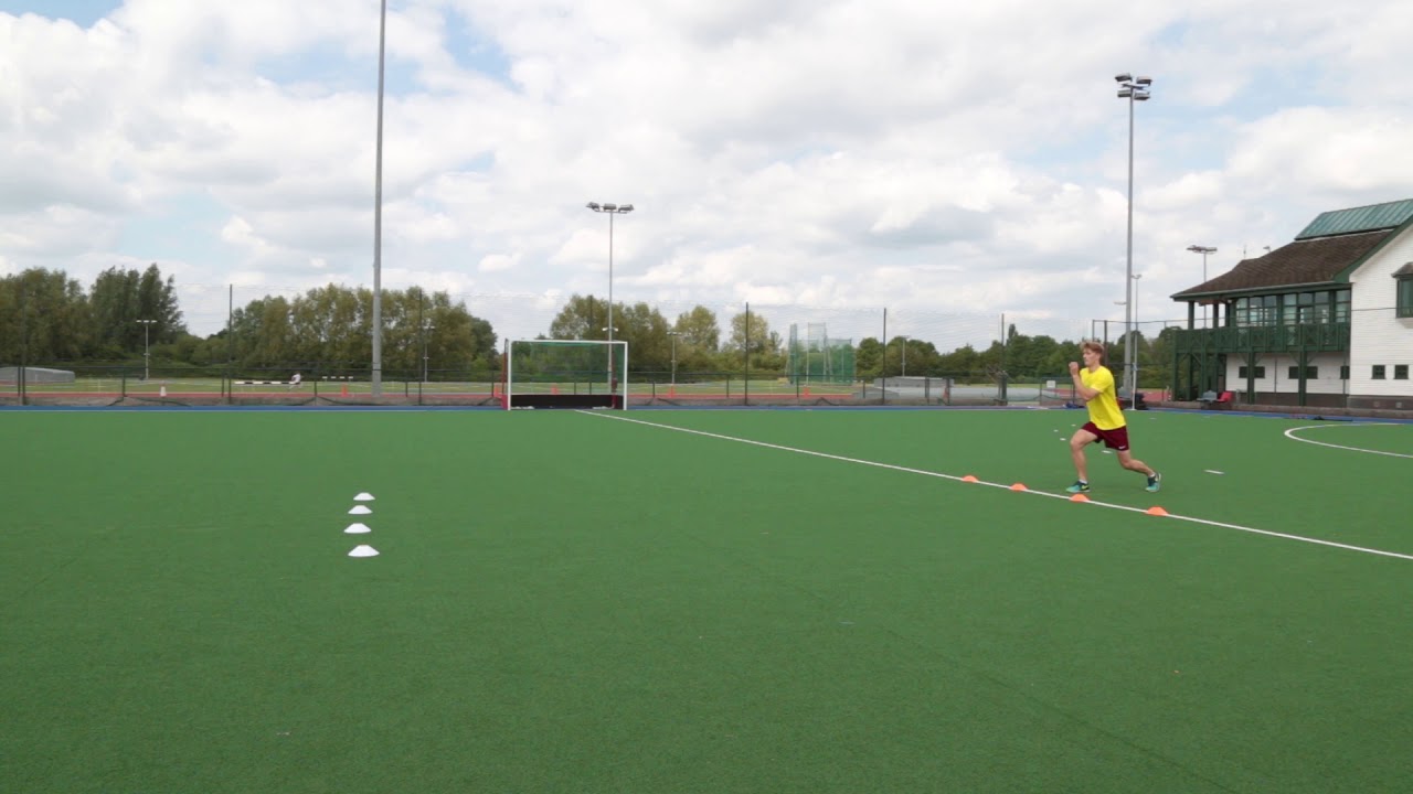 Linear running drills Split squat jumps to sprint to stick A P YouTube