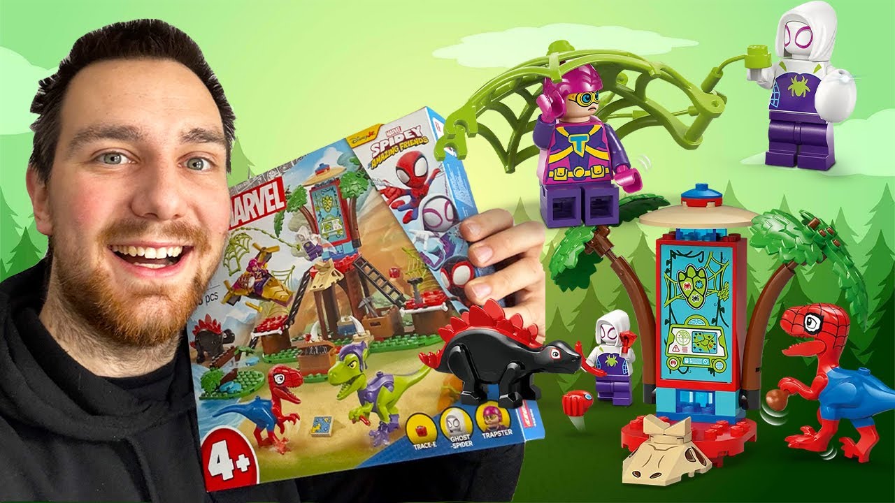 LEGO Spidey and Gobby's Raptor Battle at Tree House HQ 11200 (REVIEW)