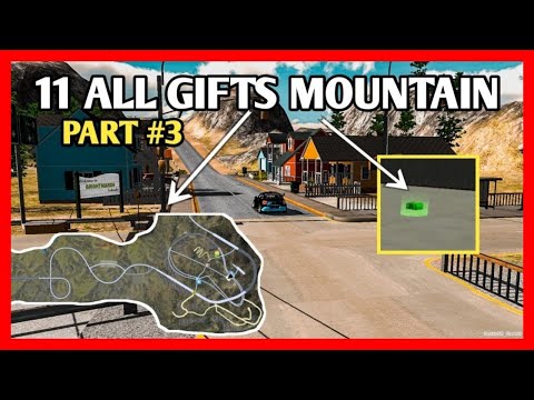 11 ALL GIFTS IN MOUNTAIN - LOKASI GIFTS DI KOTA MOUNTAIN ▪︎ Car Parking Multiplayer