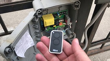 Как запрограммировать пульт nice flor2s, era, era inti, от приемника