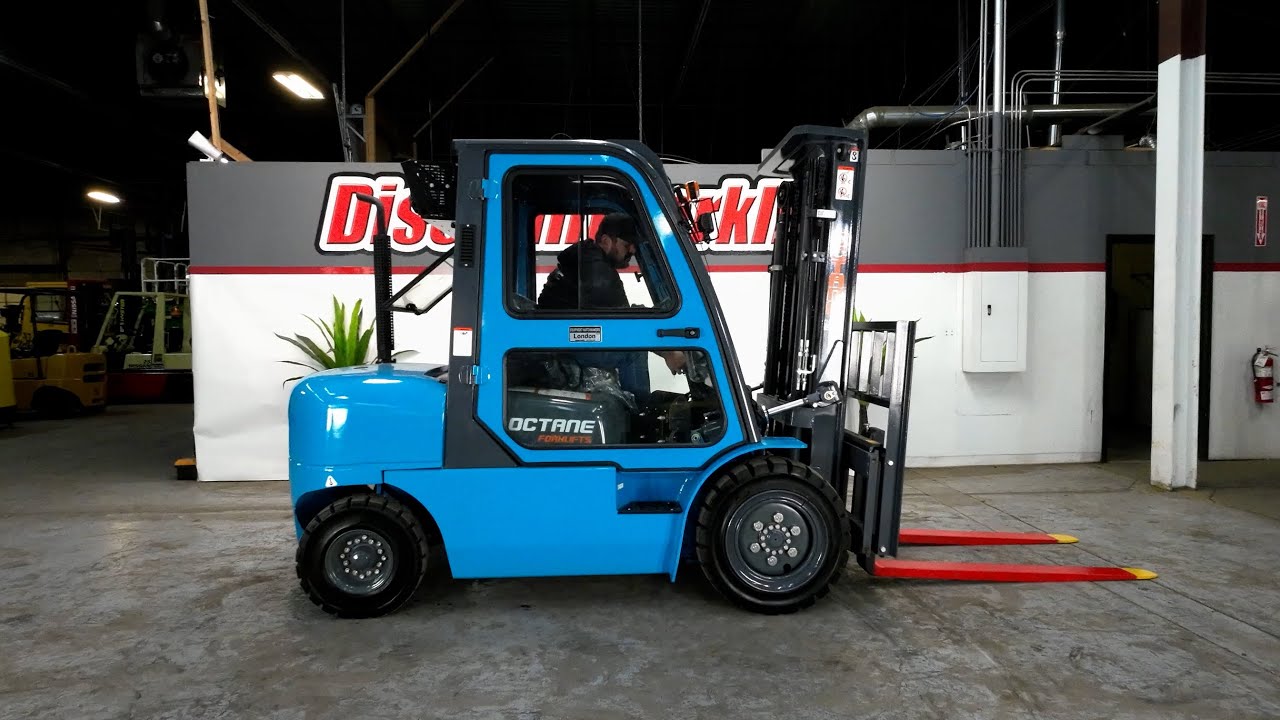 OCTANE FD40S 9,000 lb Diesel 3339 Forklift for Sale YouTube