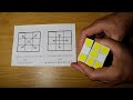 Кубик Рубика. Урок 21. Последняя сторона. Меняем угловые и средние кубики "крест-накрест" (способ-2)