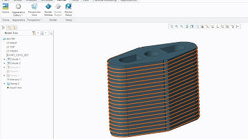 Creo tutorial: How to wrap the wire around the 3D model
