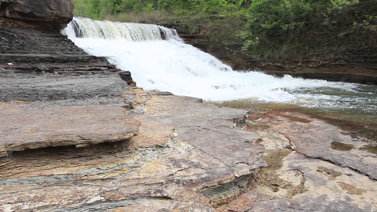 Kinkaid Lake Spillway Illinois Waterfalls (60 Second Nature Series
