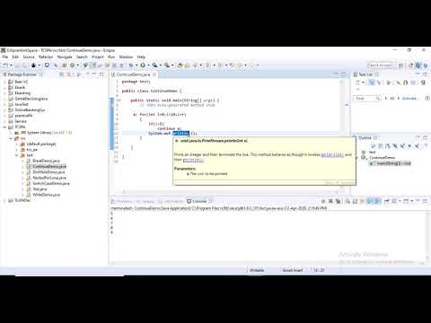 Jump Statements in Java part 2 |  Continue & Return as jump statement  | Go to statement in java