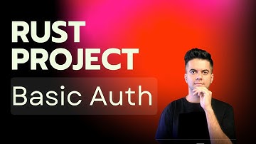 RUST Project - Very Basic Authentication