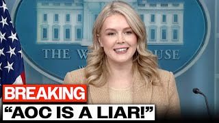 Celebrity Karoline Leavitt FINALLY EXPOSES AOC On Live TV Profile