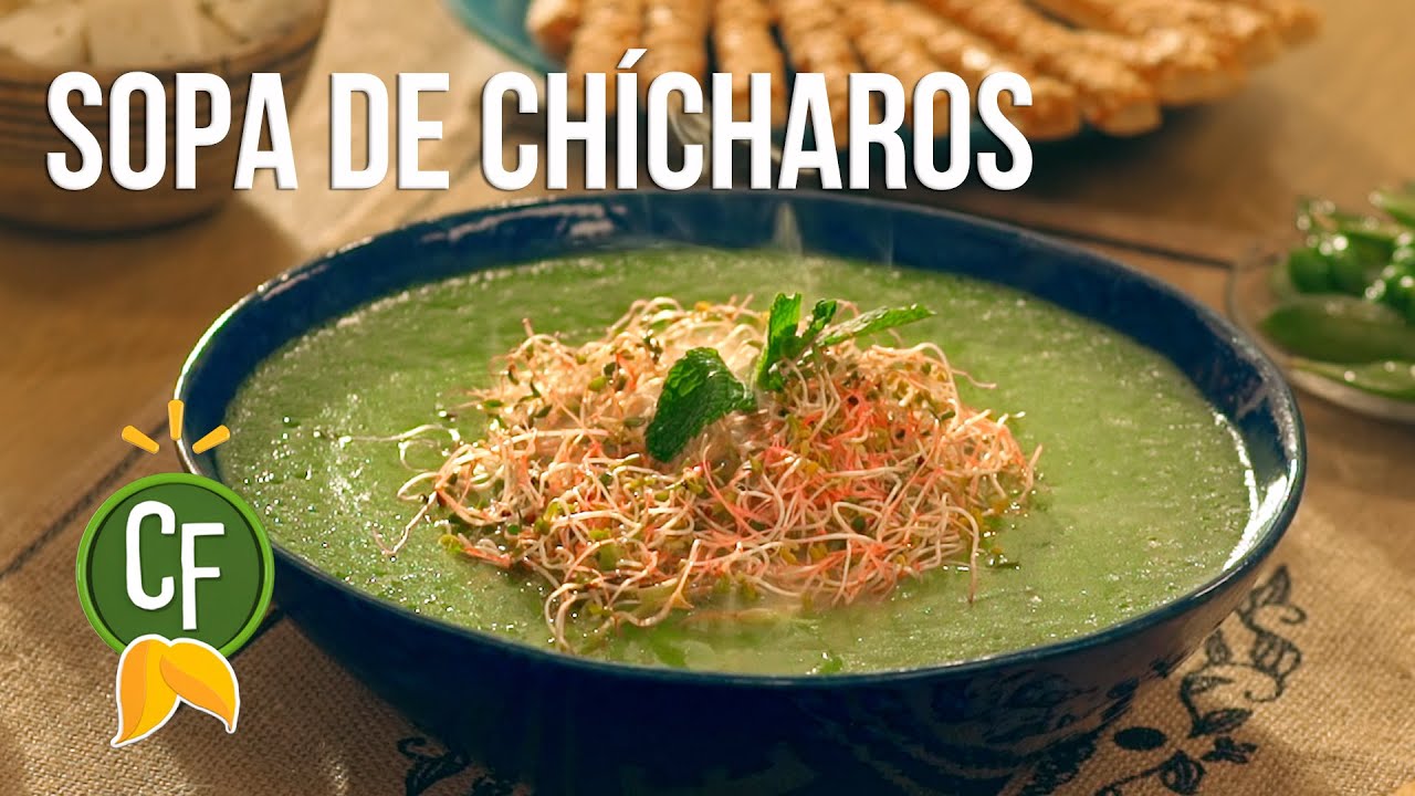 🥣 Sopa de Chicharos y Menta | Cocina Fresca - YouTube