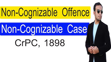 Cr.PC Lecture # 2 ||Non Cognizable Offence|| Adv. Shafqat Mehmood|