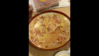 Lesson Report「九谷焼上絵付　色絵金欄手」　#short