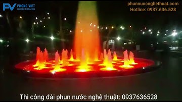 Nhạc nước hiệu ứng led #nhacnuoc #phongviet