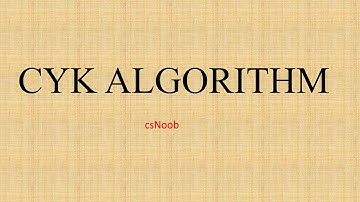 CYK Algorithm