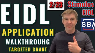EIDL GRANT UPDATE $10,000: INSIDE THE PORTAL APPLICATION PROCESS Targeted Advanced [2-22] PPP 2
