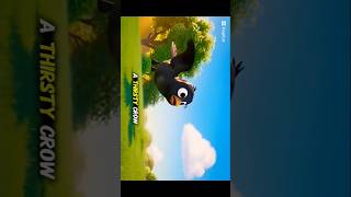 Thirsty Crow Story in English🐦‍⬛🥵 | Moral Story for Kids
