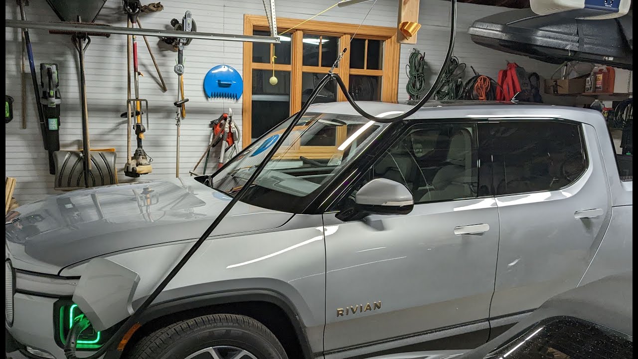 Love2EV Retractable Level 2 EV Charger Install for Garage Ceiling