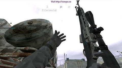 COD4 MW [Multiplayer] - IceOps server gameplay #77 (1080p 60Fps)