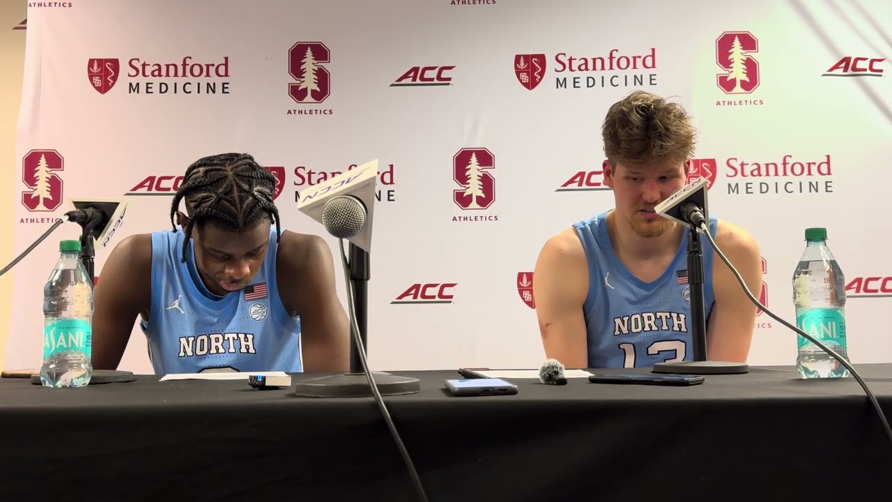 Caleb Wilson & Henri Veesaar Post-Stanford Presser | UNC Basketball