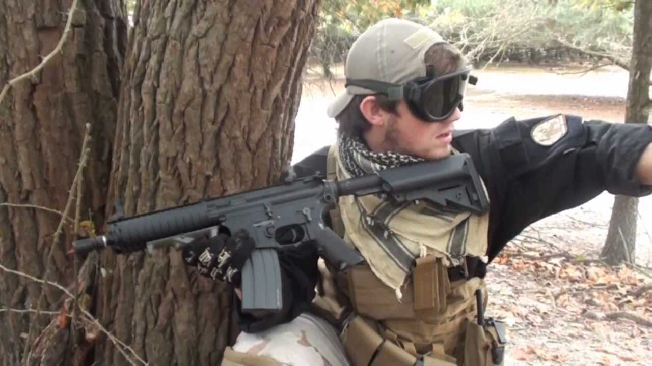 Airsoft Skirmish 2011 M4, M16, Masada YouTube