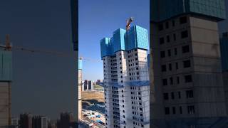 High-Rise Climbing Scaffold | Fireproof, Stable, Reusable Multi-Floor