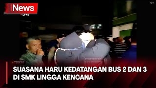 Suasana Haru Warnai Kedatangan Bus 2 dan 3 di SMK Lingga Kencana - iNews Pagi 12/05