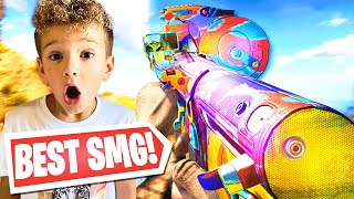 😱7 Year Old Finds INSANE SMG Owen Class in WARZONE Season 2!